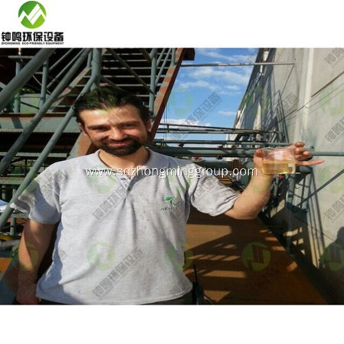 Process Refining Of Waste Lubricating Oil Recycling Plant